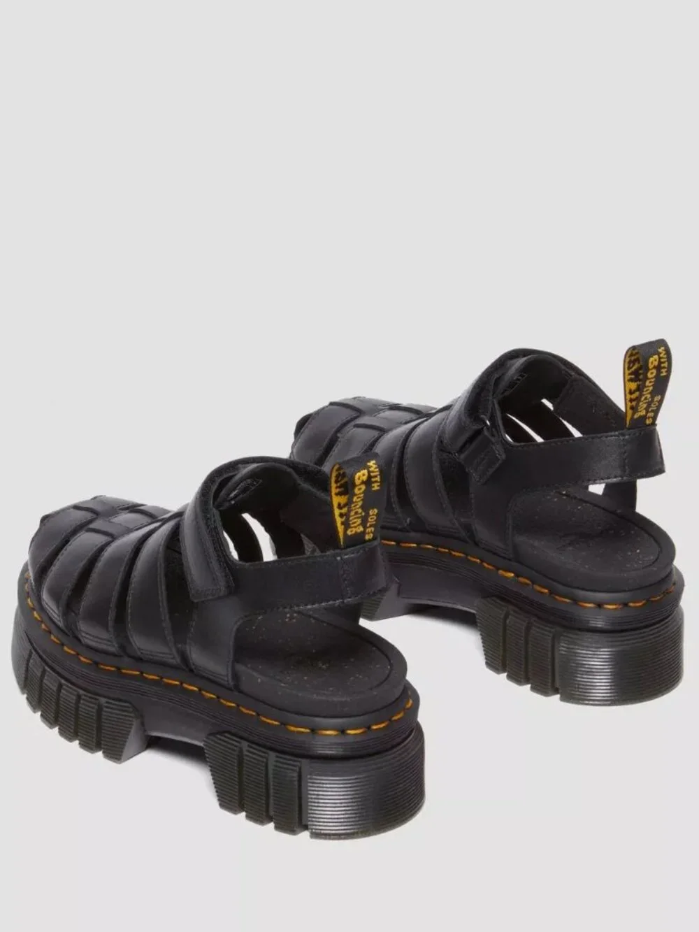 Doc Martens Ricki Lug Platform Fisherman Sandal 8/39 $185 NWOB